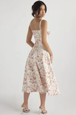 Rose Print Bustier Sundress -Traumhafte Kleider carmen 9