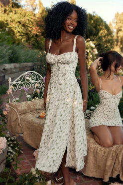 Garden Print Bustier Sundress -Traumhafte Kleider carmenp65