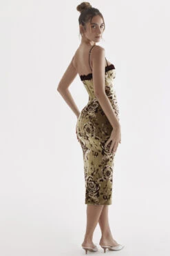 Floral Print Midi Dress -Traumhafte Kleider cassia 9g