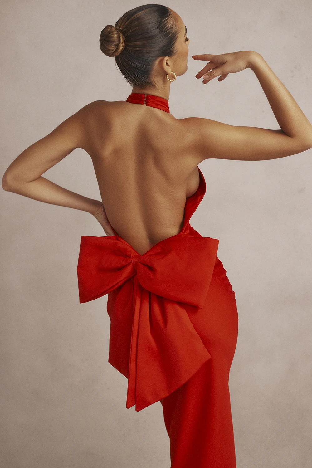 Red Bow Halter Dress 16 Red Bow Halter Dress – Bild 14