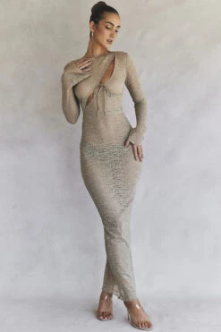 Stone Floral Lace Maxi Dress -Traumhafte Kleider cb25th july81396