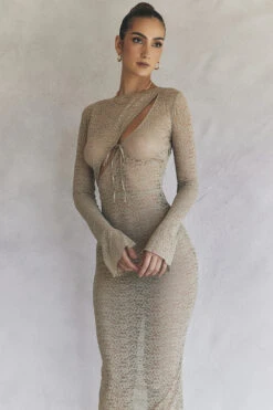 Stone Floral Lace Maxi Dress -Traumhafte Kleider cb25th july81402