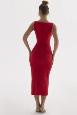 Red Rose Plunge Maxi Dress -Traumhafte Kleider cece 11