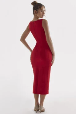 Red Rose Plunge Maxi Dress -Traumhafte Kleider cece 12