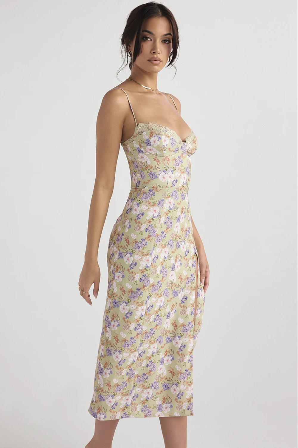 Peony Print Midi Sundress 11 Peony Print Midi Sundress – Bild 9