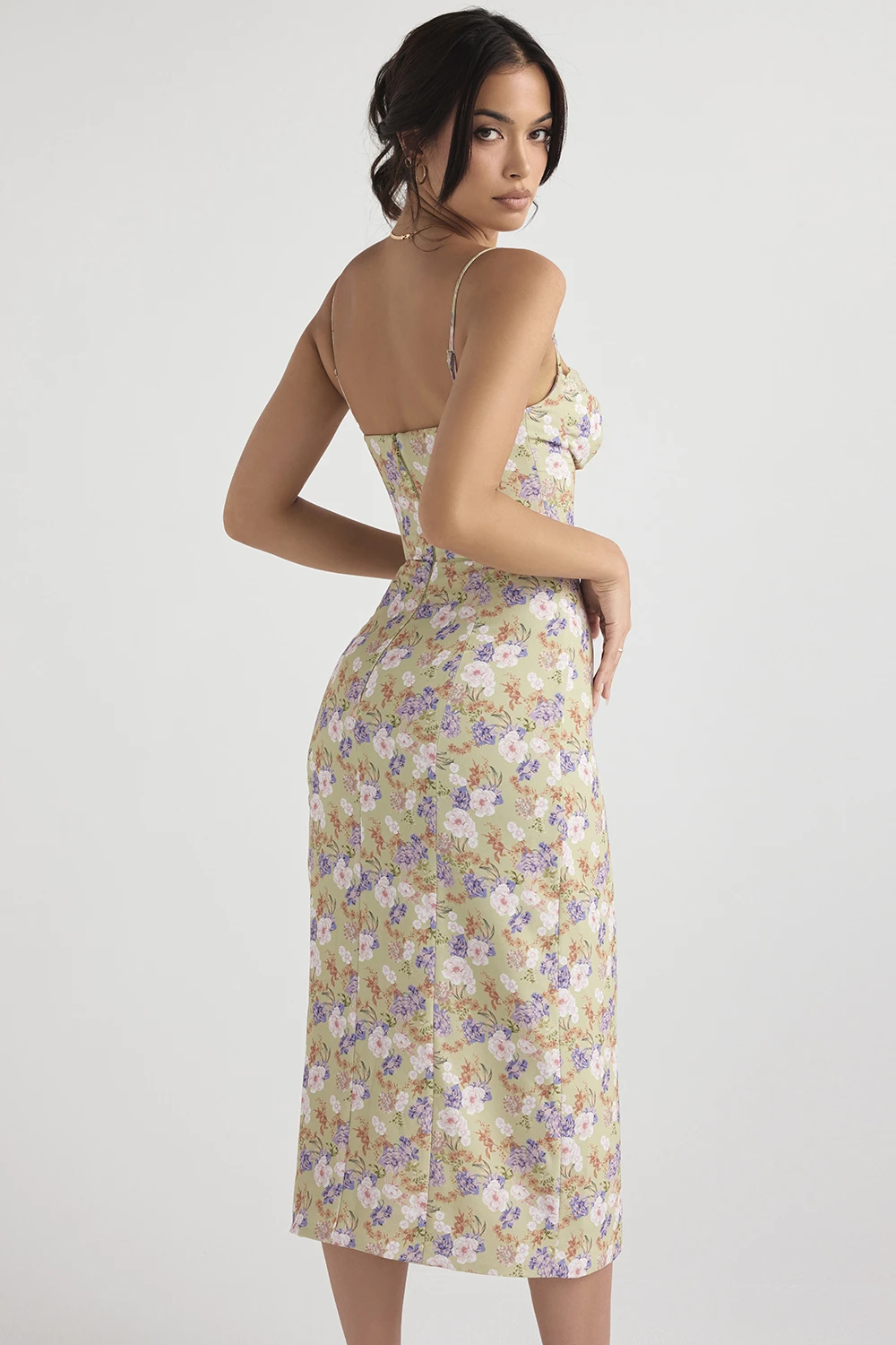 Peony Print Midi Sundress 12 Peony Print Midi Sundress – Bild 10