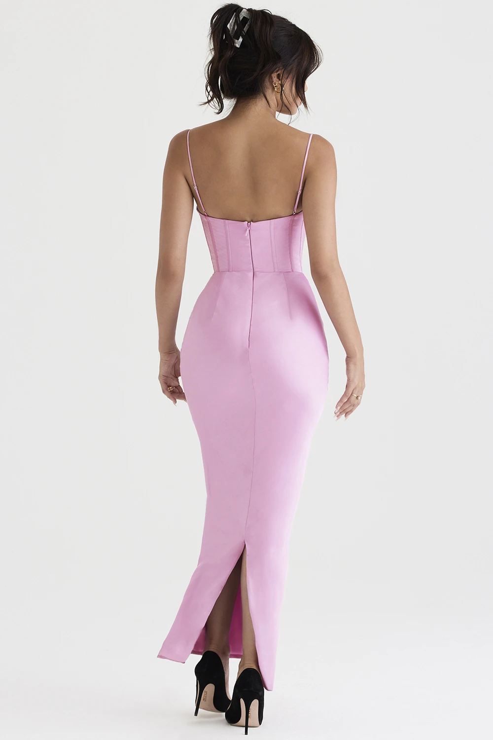 Pink Corset Maxi Dress 10 Pink Corset Maxi Dress – Bild 8