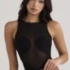 Black Sleeveless Bandage Bodysuit -Traumhafte Kleider chiara 2a