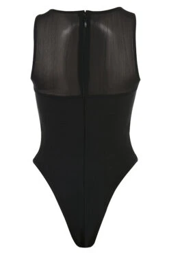 Black Sleeveless Bandage Bodysuit 21 Black Sleeveless Bandage Bodysuit -Traumhafte Kleider chiara black 02