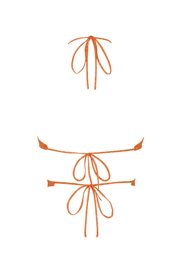 Mistress Rocks 'Vacay Mode' Orange Halter Neck Crop Top 16 Mistress Rocks 'Vacay Mode' Orange Halter Neck Crop Top – Bild 14