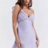 Embroidered Lavender Mini Dress -Traumhafte Kleider christa 8