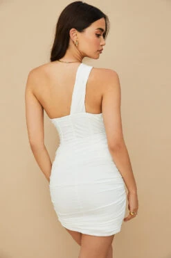 White Cut Out Mini Dress -Traumhafte Kleider clementine 10w