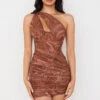 Swirl Print Cut Out Mini Dress -Traumhafte Kleider clementine 1qq