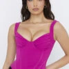 Fuchsia Boned Corset Top 2 Fuchsia Boned Corset Top -Traumhafte Kleider dana 1a