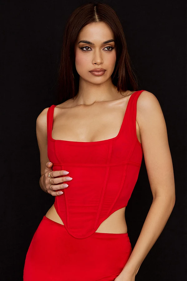 Scarlet Mesh Corset 5 Scarlet Mesh Corset – Bild 3