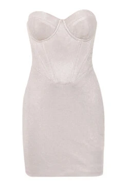 Silver Sparkle Corset Dress -Traumhafte Kleider eevi silver 01a