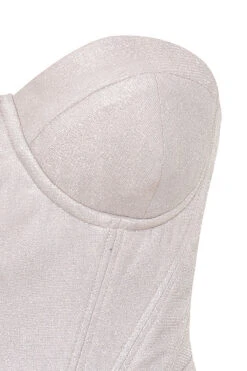 Silver Sparkle Corset Dress -Traumhafte Kleider eevi silver 04a