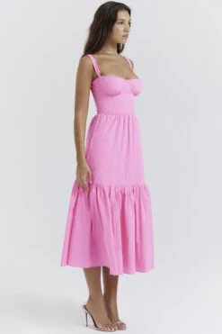 French Pink Midi Sundress -Traumhafte Kleider elia d7