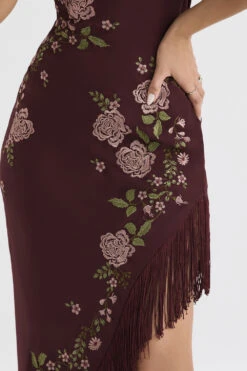 Wine Embroidered Midi Dress 23 Wine Embroidered Midi Dress -Traumhafte Kleider eloisa 6