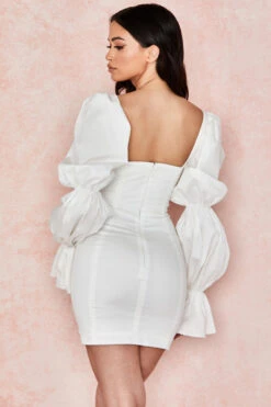 White Puff Sleeve Corset Dress -Traumhafte Kleider elsie 10