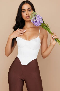 White Gathered Corset 18 White Gathered Corset -Traumhafte Kleider emiliana 8