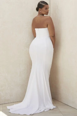 Ivory Draped Strapless Bridal Gown - Limited Edition -Traumhafte Kleider esmee 18