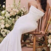 Ivory Draped Strapless Bridal Gown - Limited Edition -Traumhafte Kleider esmee white 11