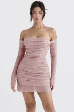 Soft Pink Crystallised Dress