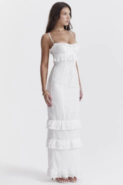 White Broderie Maxi Dress -Traumhafte Kleider eve 8