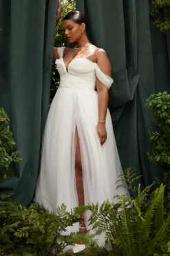 White Tulle Bridal Gown -Traumhafte Kleider fairytalew21