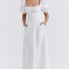 White Puff Sleeve Sundress -Traumhafte Kleider felizia 3