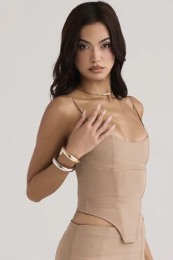 Beige Sculpting Corset -Traumhafte Kleider flavianisha 8q