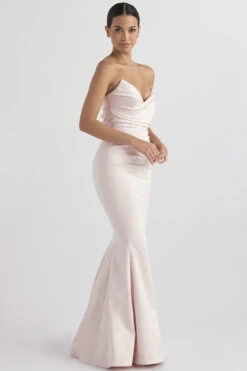 Blush Satin Strapless Gown 19 Blush Satin Strapless Gown -Traumhafte Kleider fleur 5