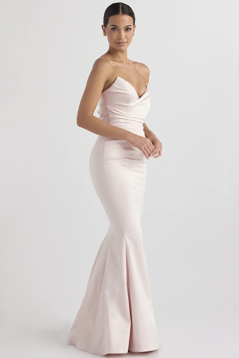 Blush Satin Strapless Gown 7 Blush Satin Strapless Gown – Bild 5