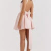 Soft Peach Bow Mini Dress -Traumhafte Kleider florianne 10