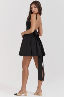 Black Bow Mini Dress -Traumhafte Kleider florianne bl6