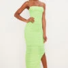 Lime Organza Mesh Maxi Dress -Traumhafte Kleider fornarina 2