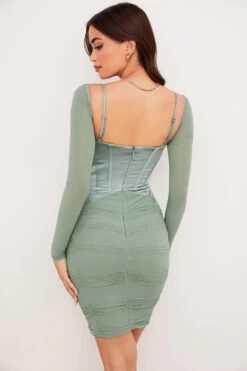 Green Gathered Corset Dress 23 Green Gathered Corset Dress -Traumhafte Kleider freyja 7 edited