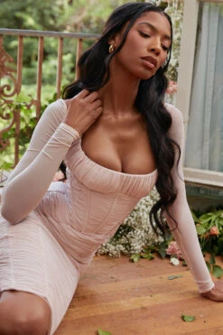 Crystal Gathered Corset Dress -Traumhafte Kleider freyja c21