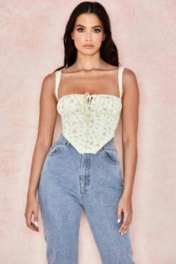 Lemon Floral Corset -Traumhafte Kleider gene 1 1