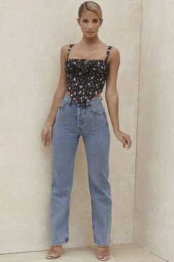 Black Floral Corset 23 Black Floral Corset -Traumhafte Kleider gene 1