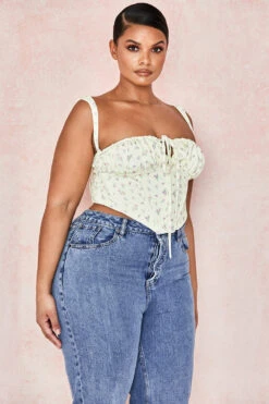 Lemon Floral Corset -Traumhafte Kleider gene 13