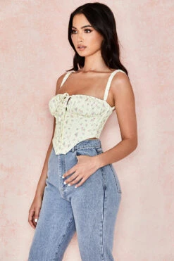 Lemon Floral Corset -Traumhafte Kleider gene 4