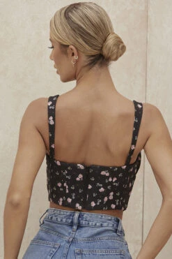 Black Floral Corset 26 Black Floral Corset -Traumhafte Kleider gene 9b
