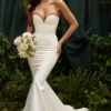 Ivory Satin Strapless Bridal Gown 2 Ivory Satin Strapless Bridal Gown -Traumhafte Kleider gisellew11