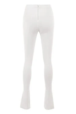 White High Waisted Bandage Trousers -Traumhafte Kleider gloriette white 02