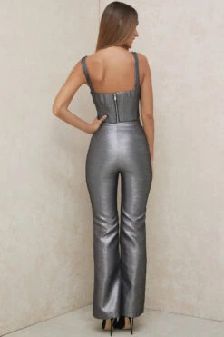 Silver Kick Flare Trousers -Traumhafte Kleider hannahjas 10