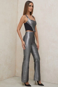 Silver Kick Flare Trousers -Traumhafte Kleider hannahjas 7