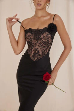 Black Satin And Lace Corset Dress 30 Black Satin And Lace Corset Dress -Traumhafte Kleider hcb ecomm content 5442