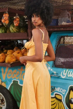 Tangerine Bustier Sundress 30 Tangerine Bustier Sundress -Traumhafte Kleider houseofcb 4503